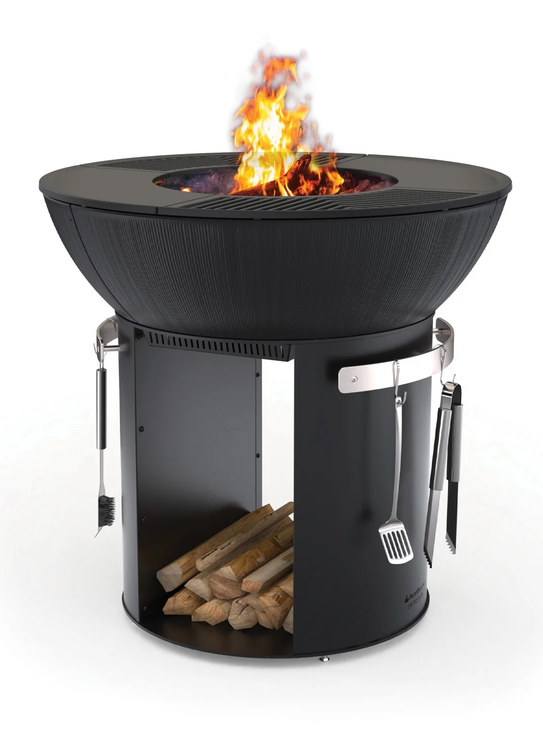 earnest hearts 鉢　volt 風林火山　black chrome Zenith Fire Pit — HearthStone Outdoor